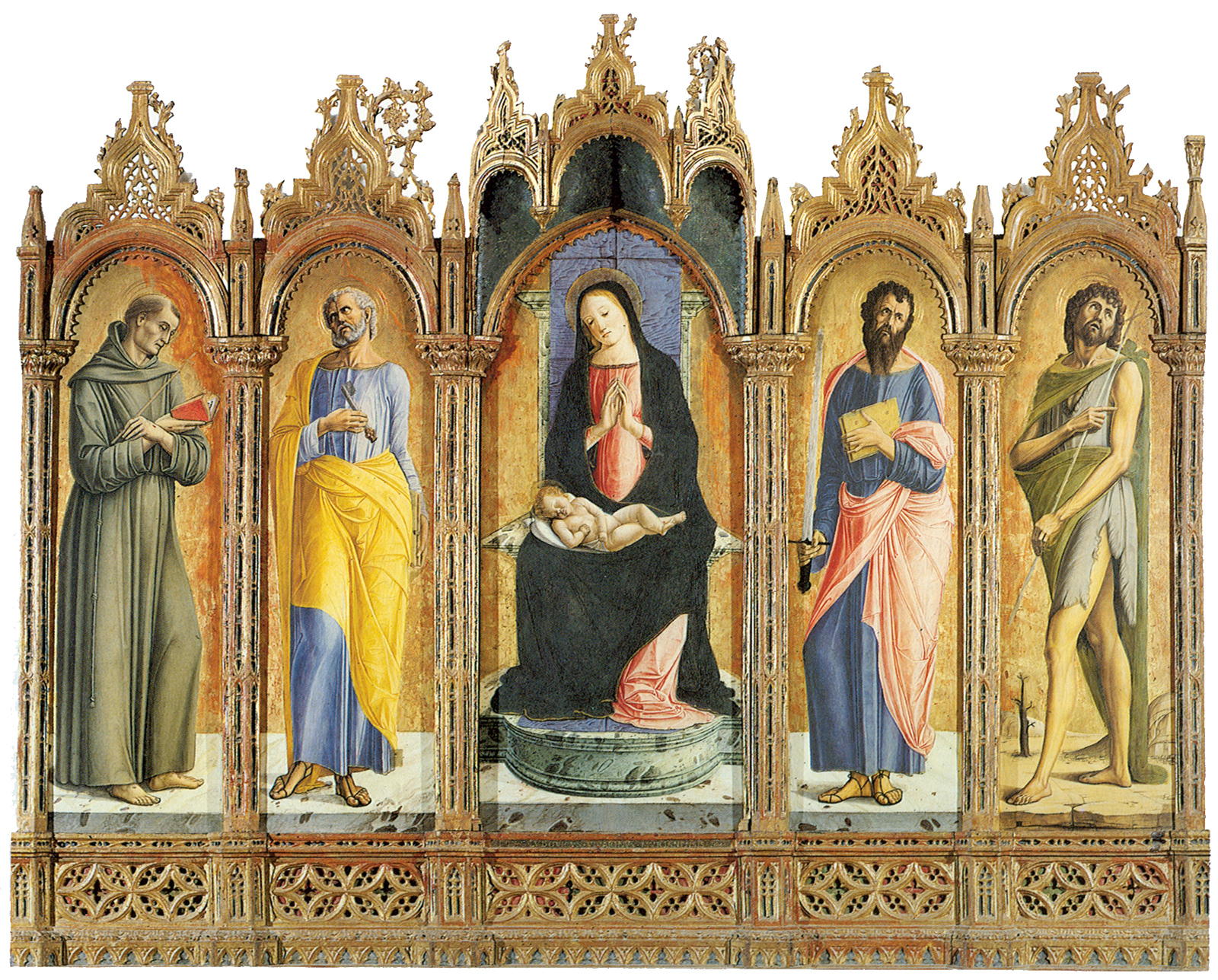 File:Alvise Vivarini Madonna And Child With Four Saints.jpg - Wikimedia ...